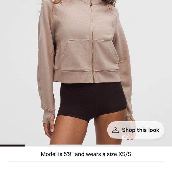 lululemon athletica Jackets & Blazers - Lululemon Scuba Oversized Full-Zip Hoodie Nutmeg/Gold Xs/S